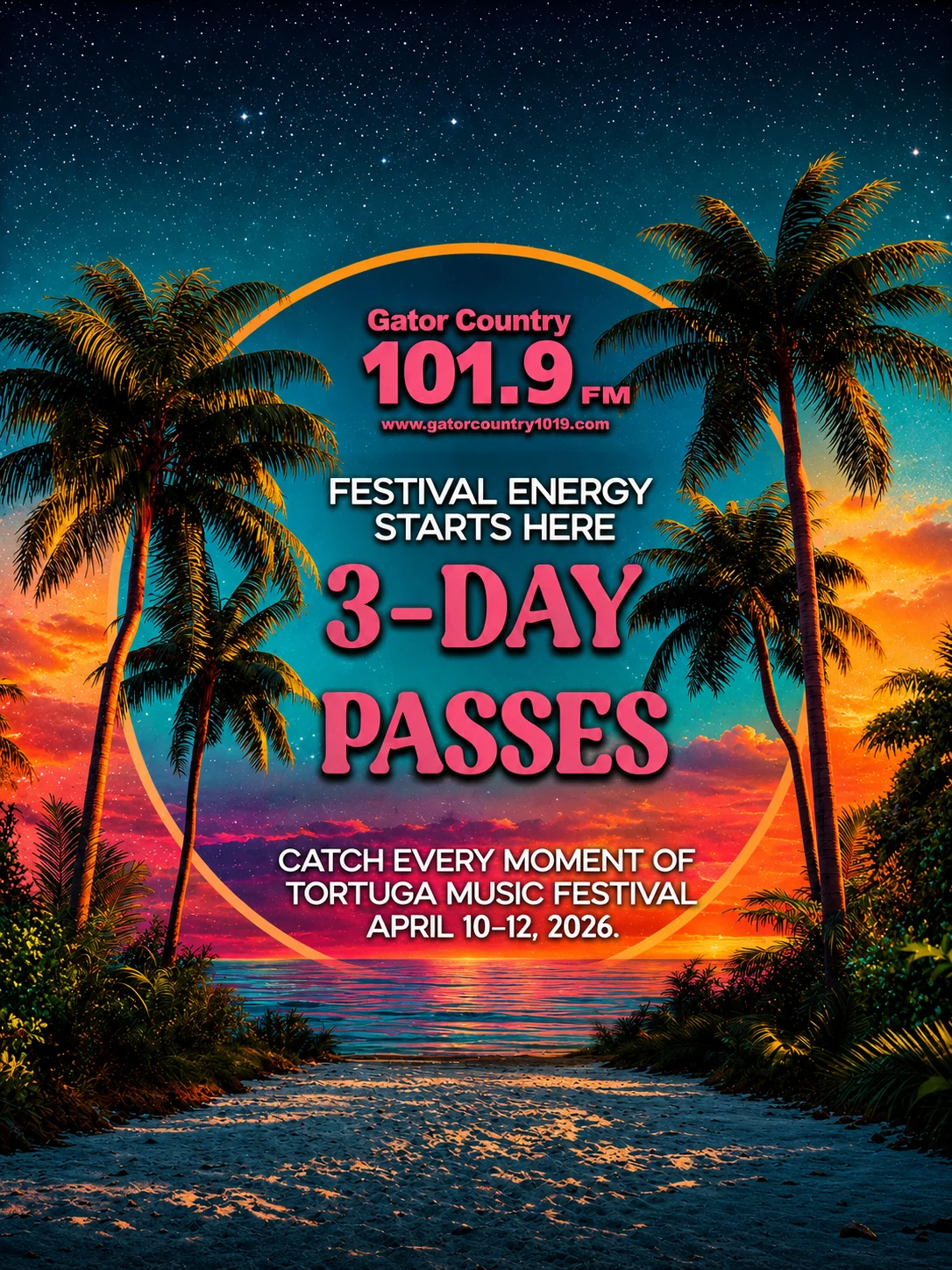 Festival giveaway / audience affinity campaign