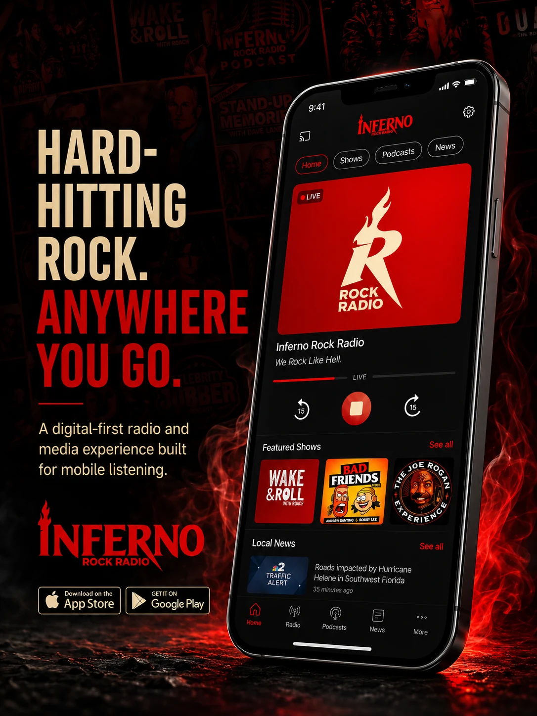 Inferno App Launch