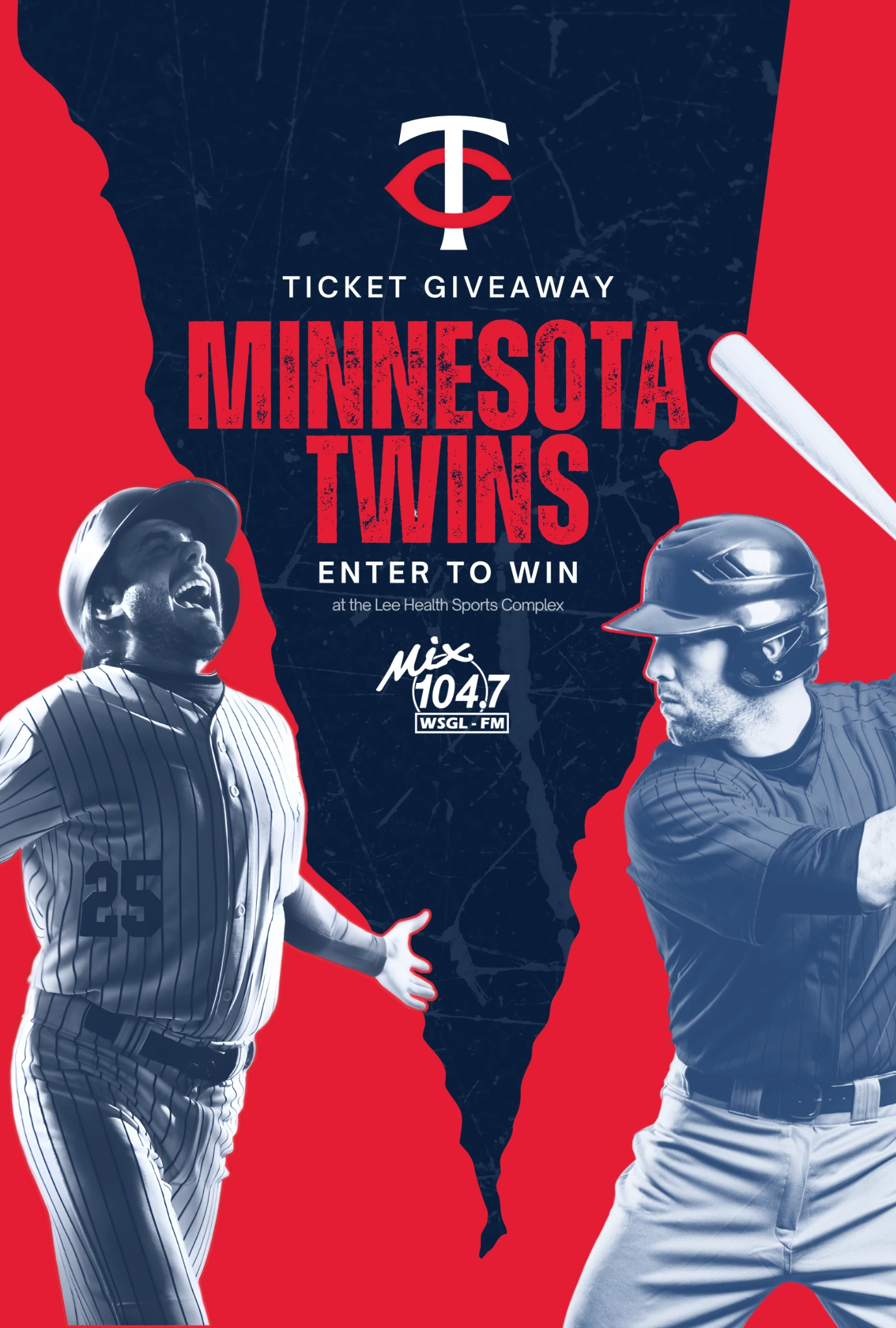 Mix 104.7 Minnesota Twins campaign