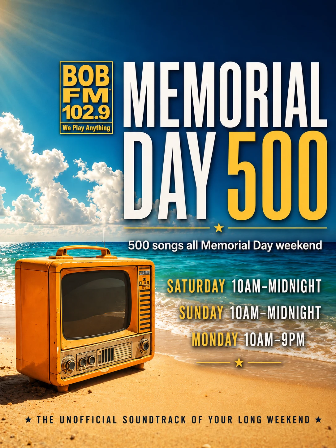 Seasonal programming campaign for BOB FM